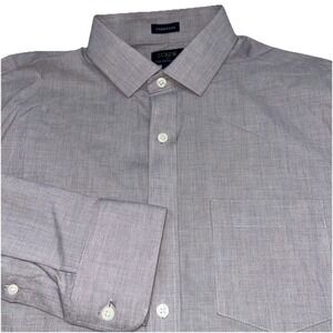 J Crew Thompson Flex Wrinkle Free Mens‎ Button Up, Sz 15-15.5